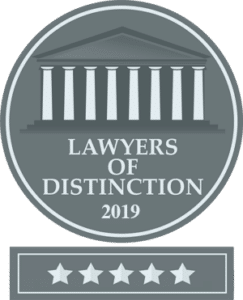 2019 lawyers of distinction logo