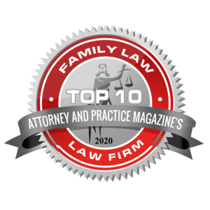 2020 top family law firm badge